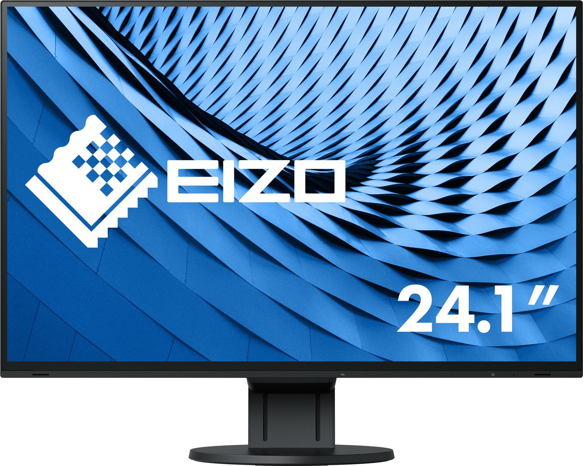 EIZO FlexScan EV2457-BK - LED-Monitor - 61.1 cm (24.1) - 1920 x 1200 - IPS - 350 cd/m² - 1000:1 - 5 ms - HDMI, DVI-D, DisplayPort - Lautsprecher - Schwarz