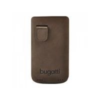 style for mobile Bugatti Perfect Velvety - Tasche für Mobiltelefon - Nubuk - Chocolate - für Apple iPhone 4, 4S (07828)