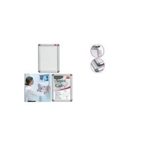NOBO Plakatrahmen 500 x 700 mm, inklusive Befestigungsset 32 mm silber eloxierter Aluminium-Rahmen, für Innen- und (1902210)