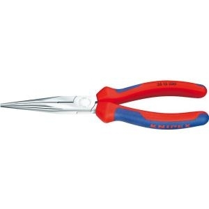 Knipex Werkstatt Flachrundzange Gerade 200 mm 26 15 200 (26 15 200)