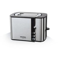 Grundig BLACK LINE TA 5260 - Toaster - 2 Steckplatz/Steckplätze - Edelstahl/Schwarz (TA 5260)