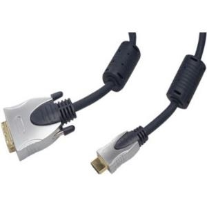 Shiverpeaks - HDMI Kabel - HDMI 19-Pin Typ A (M) - DVI-D 24+1 (M) - 20,0m - blau (77488-20SPP)