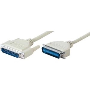 Druckerkabel High Quality, 25pol D-Sub St./36pol Centronics St., 1,8 m Paralleles Druckerkabel für bidirektionale und Standardanwendungen (30002B)
