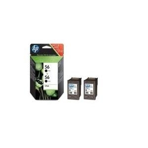 Hewlett-Packard HP 56 - Druckerpatrone - 2 x Schwarz - 450 Seiten (C9502AE)