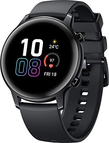 Huawei HONOR MagicWatch 2 - 42 mm - intelligente Uhr mit Riemen - Anzeige 3cm (1.2) - 4GB - Bluetooth - 29 g - black agate (55024994)