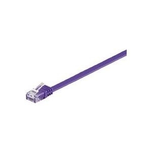 Microconnect V-UTP60025P-FLAT 0.25m Cat6 U/UTP (UTP) Violett Netzwerkkabel (V-UTP60025P-FLAT)