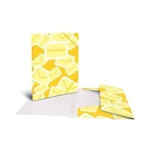 HERMA Postmappe A4 mit Gummizug - PP - Mehrfarben - Polypropylene (PP) - A - China (7129)