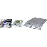 Wedo Electronic Scale OPTIMO Steel 5000 - LCD - 4x 1.5 V AAA - Silber - 245 x 186 x 40 mm (48 5154)