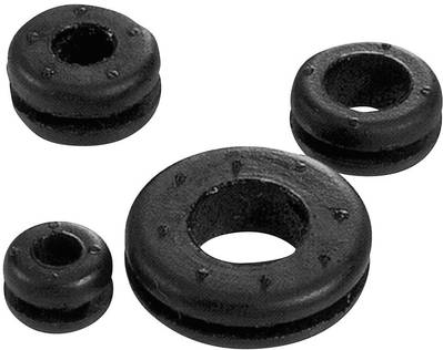LappKabel Kabeldurchführung Klemm-Ø (max.) 6 mm Chloropren-Kautschuk Schwarz SKINDICHT LA 6 100 St. (61713550)