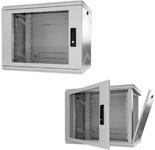 Schweitzer EasyBox - Gehäuse - geeignet für Wandmontage - Hellgrau, RAL 7035 - 15U - 48.3 cm (19)