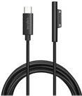 LogiLink - USB-Kabel - USB-C (M) bis Microsoft Surface-Anschluss (M) - 1.8 m - Schwarz - für Microsoft Surface Book, Book 2, Laptop, Laptop 2, Laptop 3