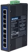 ADVANTECH Unmanaged Industrial Ethernet Switch, 8 Port 8 x RJ45 10/100BaseTX Autonegotation, mit Temparaturbereich - 1 Stück (EKI-2528I)
