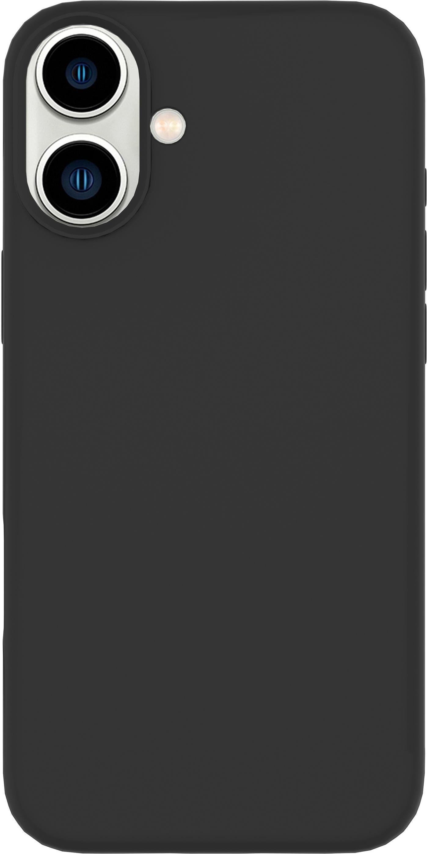 eSTUFF ES67 custodia per cellulare 155 cm 6.1 Cover Nero (Cover for INFINITE GRS RIGA iPhone 16 - Black Cover. Material - Mater