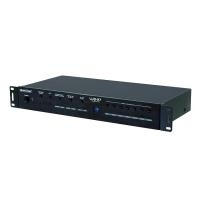 Omnitronic 7 Port Lautsprecher-Umschalter LUB-27 Schwarz (10453007)