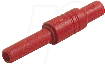 KUN S Sicherheits-Lamellenbuchse Buchse gerade Stift-O 4 mm Rot 1 St. (934096101)