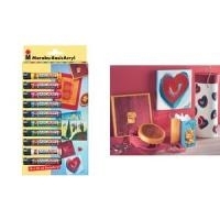 Marabu Acrylfarbe BasicAcryl, Starter Set 10 x 25 ml leicht vermalbar, gute Deckkraft, schnell trocknend, wasser- (120000082)