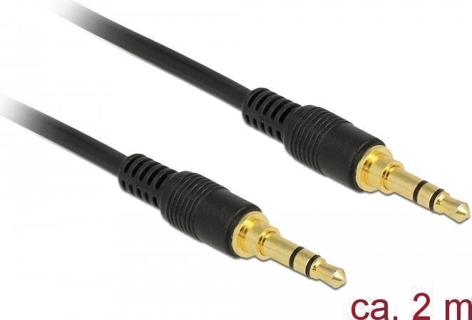 DeLOCK 85549 cavo audio 2 m 3.5mm Nero (Delock audiokabel - 2 m)