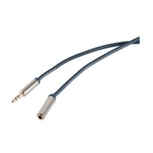shiverpeaks PROFESSIONAL Audiokabel Smart Line, 5,0 m 3,5 mm Klinkenstecker - 3,5 mm Klinkenkupplung, mit - 1 Stück (30808-MHQ-SLIM)