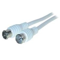 shiverpeaks 2.5m F-type - Weiß - Männlich/männlich - F-type - F-type - Nickel (BS80103-128)