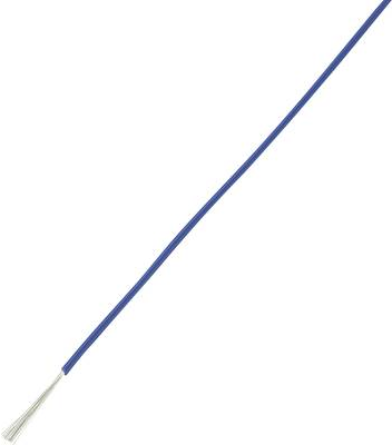 TRU COMPONENTS 1567220 Litze LiY 1 x 0.22 mm² Blau 100 m (1567220)