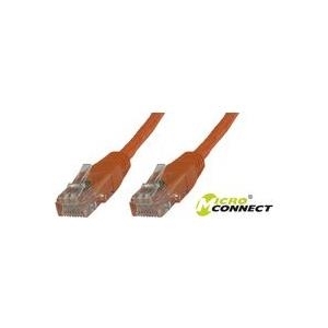 MicroConnect - Netzwerkkabel - RJ-45 (M) bis RJ-45 (M) - 30 cm - UTP - CAT 6 - halogenfrei, verseilt - orange