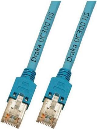 RJ45 Patchkabel 2x Hirose SFTP-300MHz HF 1,5 Meter Blau (K8014.1,5)