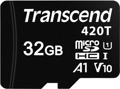 Transcend TS32GUSD420T memoria flash (Transcend - Scheda di memoria flash - 32 GB - UHS-I / Class10 - UHS-I microSDHC)