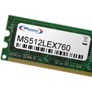 MemorySolution - DDR - 512 MB - DIMM 100-PIN - ungepuffert - nicht-ECC - für Lexmark Legal Partner, C53X, 77X, 78X, 935, T64X, W840, X64X, 850e VE3, 850e VE4, 85X, 94X (MS512LEX760)