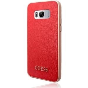 Guess - IriDescent - Hardcover - Samsung G955F Galaxy S8 Plus - Scarlet Rot (GUHCS8LIGLRE)