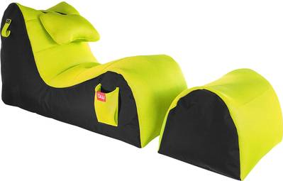 Gamewarez Sitzsack mit Fußablage RX Venom grün (BBRM04RV00)