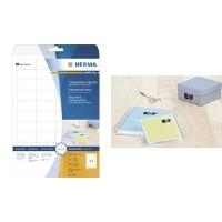 HERMA Special - Selbstklebende Adressetiketten (matt) - durchsichtig - 63,5 x 38,1 mm 525 Etikett(en) (25 Bogen x 21) (8670)