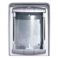 ROCOM PL 91 Aufputzrahmen für 1 Modul mit Wasserschutzdach (20-6916-7510)
