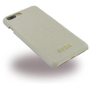 Guess - Saffiano GUHCP7LTBE - Hard Cover / Case / Schutzhülle - Apple iPhone 7 Plus - Beige (GUHCP7LTBE)