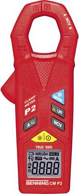 BENNING Stromzangenmultimeter 10mA-400A AC/DC TRMS Batterien/Messl./Tasche BENNING CM P2 (044679)