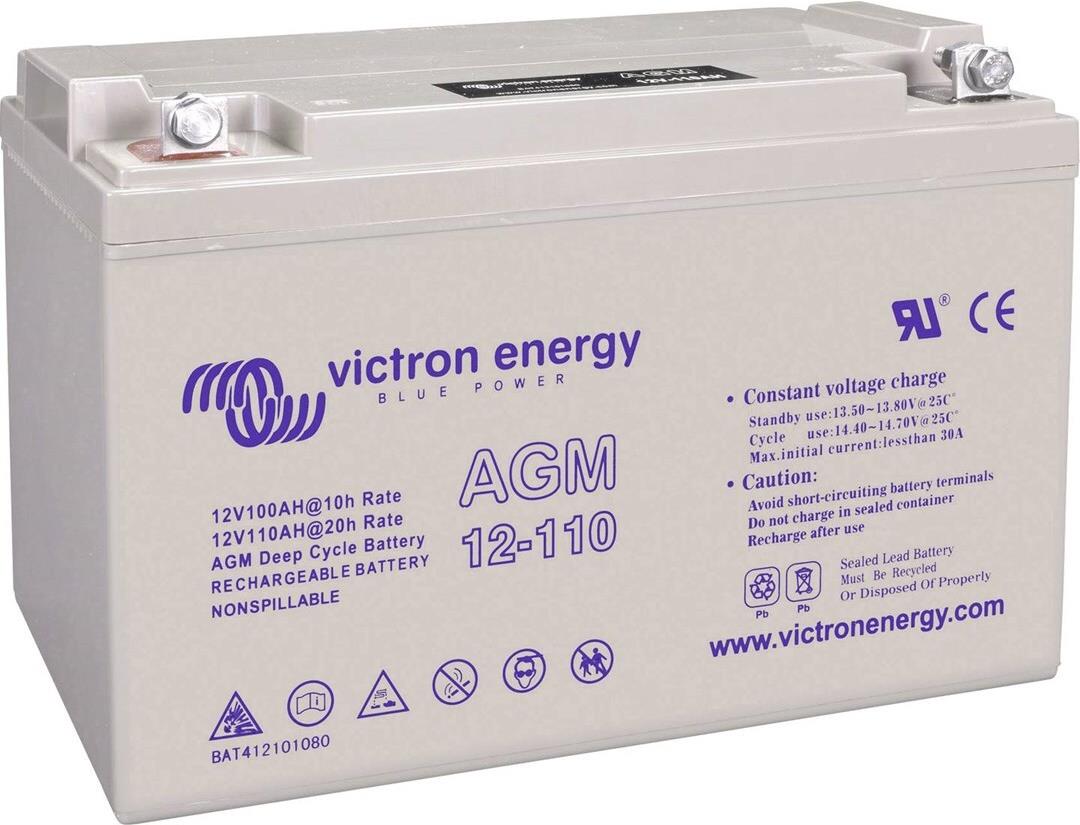 Victron Energy 12V/110Ah Gel Deep Cycle Batterie (BAT412101104)