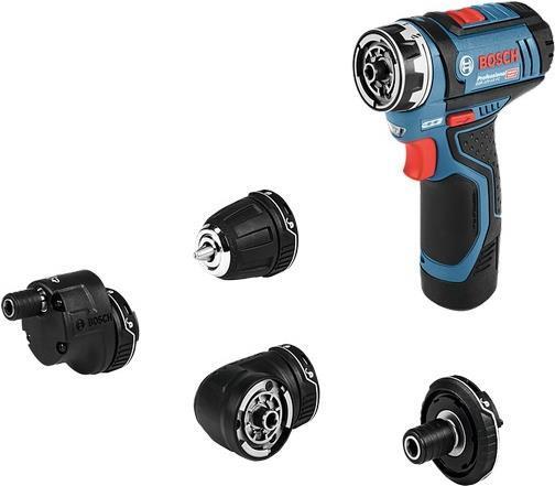 Bosch GSR 12V-15 FC Professional - Bohrer/Schrauber - schnurlos - 2 Geschwindigkeiten - 1/4 -Inbuseinsatz - 30 N·m - 2 Akkus - 12 V - Sonderposten