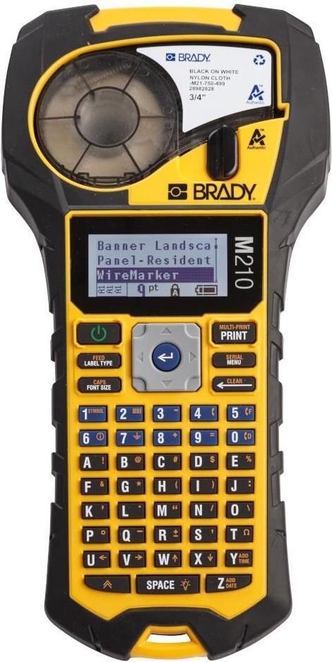 Brady M210 stampante per etichette [CD] Trasferimento termico 203 x 203 DPI Wireless (M210 Label Printer - Carton - pack)