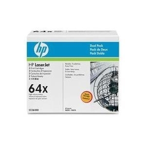 HP Toner CC364XD (64X) - Doppelpack - Schwarz - Kapazität: 24.000 Seiten (CC364XD)