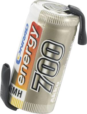 Conrad 206442 - 700 mAh - Spielzeug - Nickel Metall-Hydrid - 2,8 cm - 1,42 cm - 13,5 g (206442)