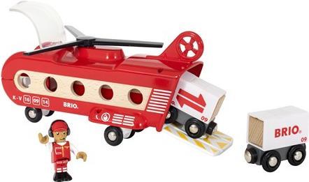 BRIO 53.033.886 - Rot - Helikopter - Holz - 3 Jahr(e) - Junge/Mädchen - 226 mm (33886)