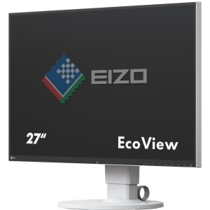 EIZO FlexScan EV2750-WT - LED-Monitor - 68,5 cm (27) - 2560 x 1440 - IPS - 350 cd/m2 - 1000:1 - 5 ms - HDMI, DVI-D, DisplayPort - Lautsprecher - weiß (EV2750-WT)