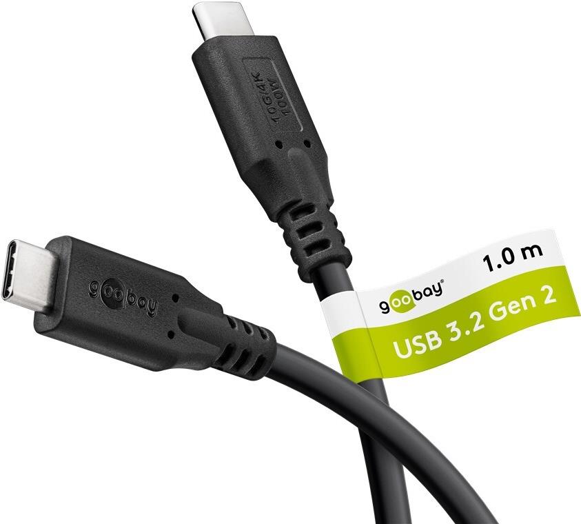 USB-C Kabel USB 3.2 100W 10 Gbit/s Power Delivery 1m