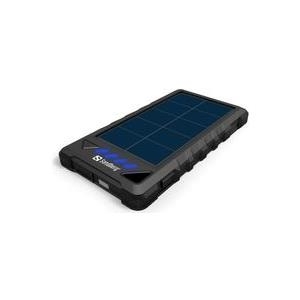 Sandberg Solar PowerBank - Externer Akku-Pack - solar/USB Li-Ion 8000 mAh - 1 A - 2 Ausgabeanschlussstellen (USB (nur Strom)) - auf Kabel: Micro-USB