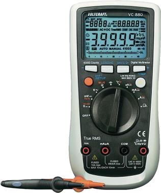 Voltcraft Hand-Multimeter digital VC880 Datenlogger CAT III 1000 V, CAT IV 600 V Anzeige (Counts): 4 (VC880)