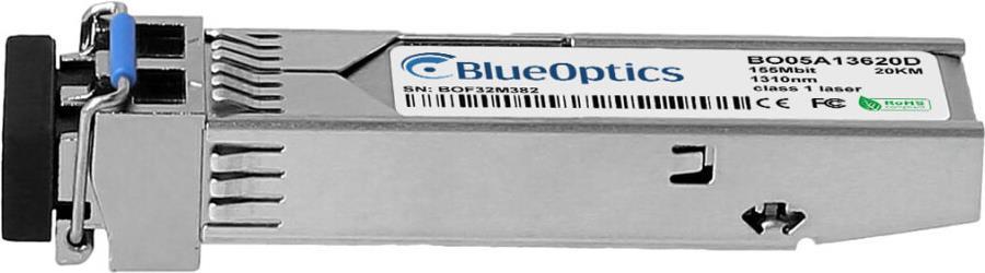 Ricetrasmettitore SFP BlueOptics compatibile Hirschmann 942 195-002 per trasmissioni dati monomodali con 155 Mbit in reti in fi