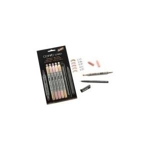 COPIC Marker ciao 5+1 Set, Hautfarben Der Marker zum Layouten, Skizzieren und Illustrieren (22075 552)