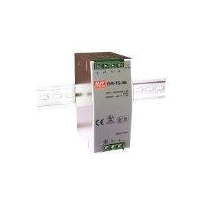 Korenix Mean Well DR-75 series DR-75-48 - Stromversorgung (DIN-Schienenmontage möglich) - Wechselstrom 115/230 V - 75 Watt (DR-75-48)