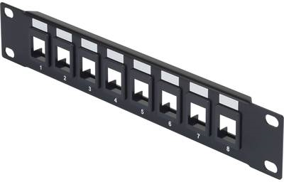 Renkforce 25,40cm (10)  Netzwerkschrank-Frontblende RF-3521390 Schwarz (RF-3521390)