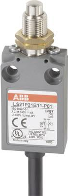 ABB Endschalter 400 V/AC 5 A Stößel mit Schraubgewinde tastend LS21P21B11-P01 IP67 1 St. (1SBV016021R3201)