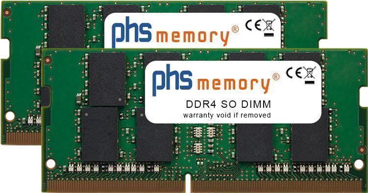 Memoria PHS da 32 GB (2x16 GB) Kit di memoria RAM per QNAP HS-453DX-4G DDR4 SO DIMM 2400 MHz (SP281346)